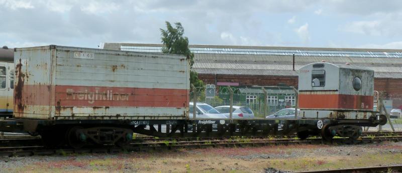 Freightliner Guards box at York: The box intended to be used by guards on Freightliner trains - it was not popular! Photo of Freightliner Guards box at York