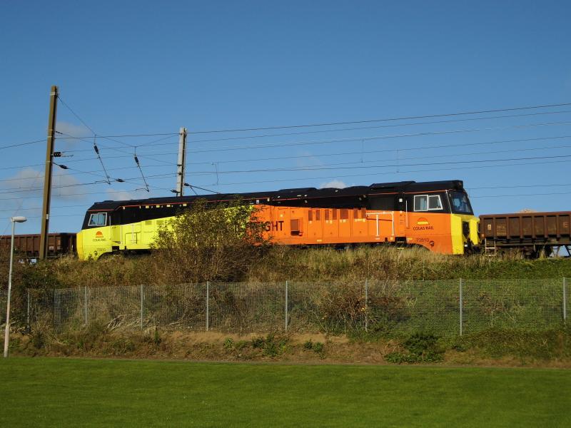 Photo of 70810 north of Dunbar station 12/10/2014