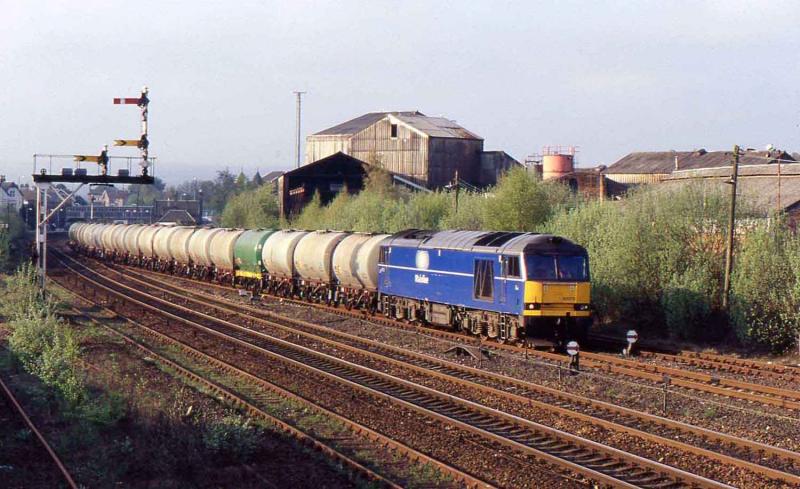 60078 entering Larbert Loops copy.jpg: 60078 enters the down loop at Larbert with the Grangemouth-Linkswood Tanks. Photo of 60078 entering Larbert Loops copy.jpg