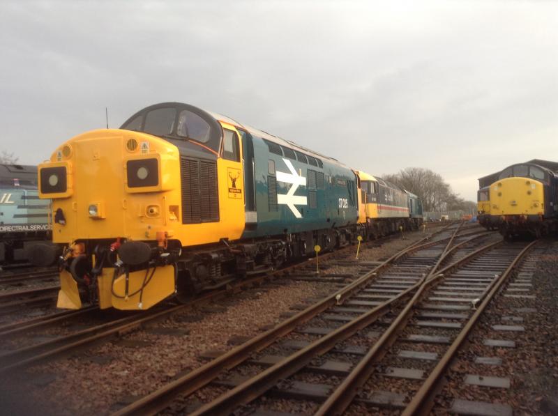 Class 37: Class 37 37025 at Boness Photo of Class 37