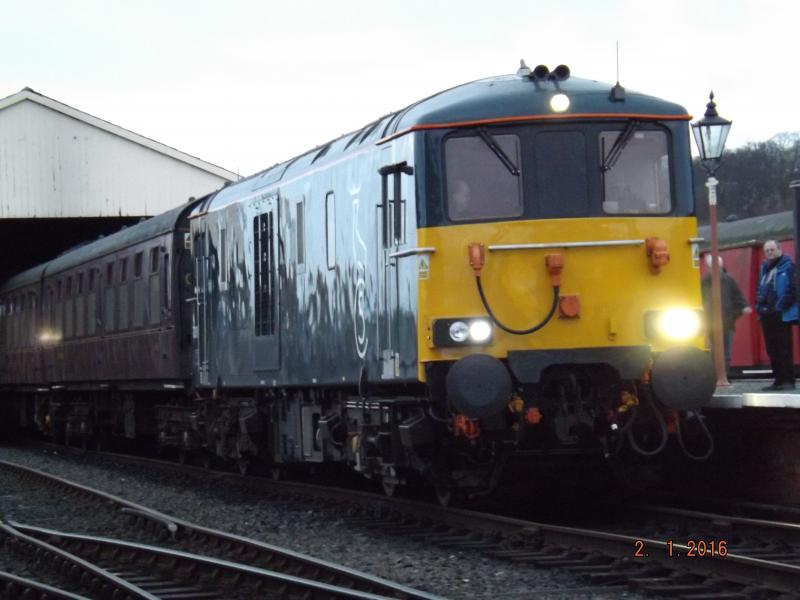 DSCF3490.JPG: Class 73 at Boness on the first day of the Diesel Gala Day Photo of DSCF3490.JPG