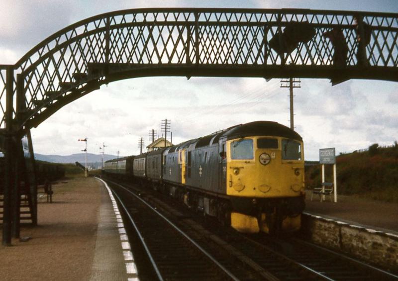 5340 & 5342 at Georgemas Junction 10 August 1973: Working the 06:17 from Inverness Photo of 5340 & 5342 at Georgemas Junction 10 August 1973