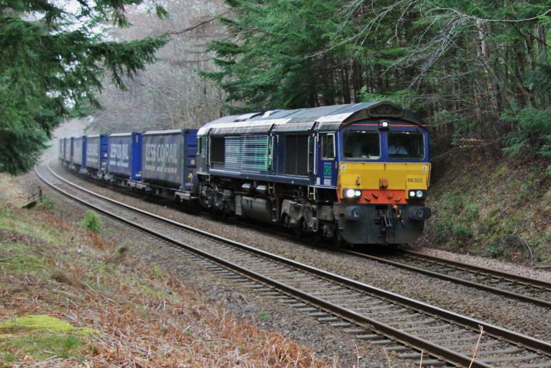 Drs class 66 : 4h47 mossend to inverness tesco 01/03/2016
culloden woods Photo of Drs class 66