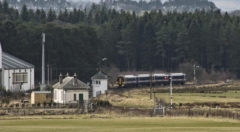 Photo of 158717 ON REAR OF 13.00 EX ABDN TO INVERNESS AT KENNETHMONT 20.3.16.jpg