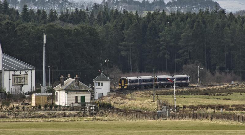 158717 ON REAR OF 13.00 EX ABDN TO INVERNESS AT KENNETHMONT 20.3.16.jpg: Photo of 158717 ON REAR OF 13.00 EX ABDN TO INVERNESS AT KENNETHMONT 20.3.16.jpg