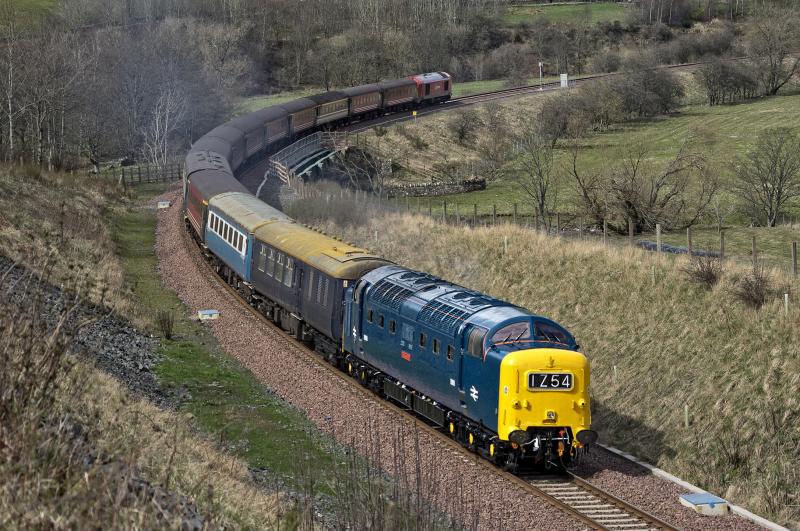 55009 BRIDGE 67 NORTH OF STOW 9.4.16 C.jpg: Photo of 55009 BRIDGE 67 NORTH OF STOW 9.4.16 C.jpg