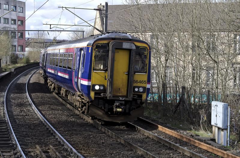 156465 E.C.S. PARTICK LKG TO OLD PARTICKHILL STN 16.4.16.jpg: Photo of 156465 E.C.S. PARTICK LKG TO OLD PARTICKHILL STN 16.4.16.jpg
