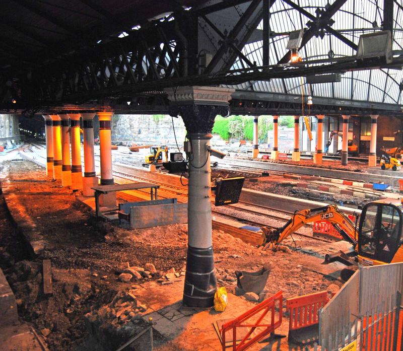 Photo of Works to renew Platforms 1 & 2