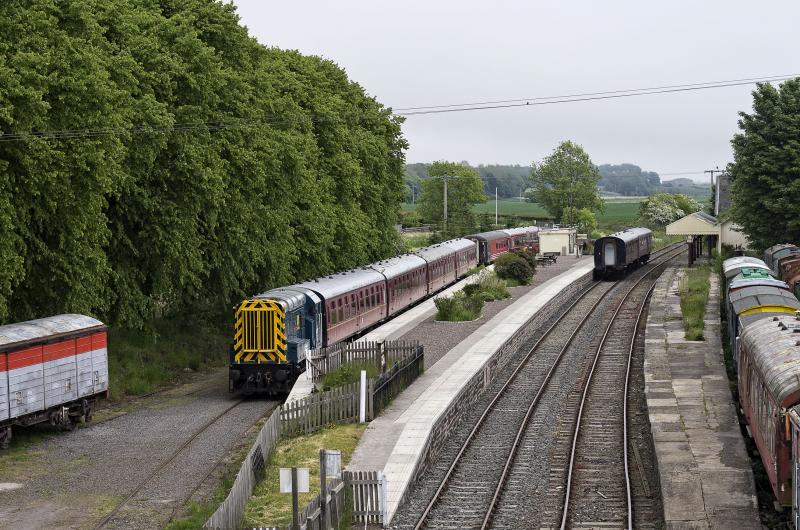 BRECHIN CITY SHUNTS BRIDGE OF DUN (3).jpg: A LOT OF HARD WORK OVER THE YEARS HAS RESULTED IN A COMMENDABLY SMART STATION AREA 8.6.16 Photo of BRECHIN CITY SHUNTS BRIDGE OF DUN (3).jpg
