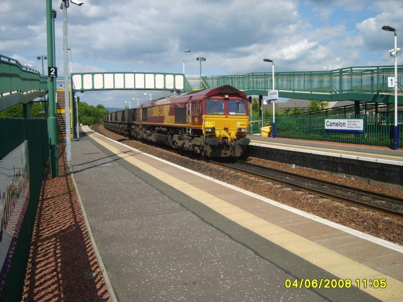 EWS at Camelon: Coal Hunterston to Longannet Photo of EWS at Camelon