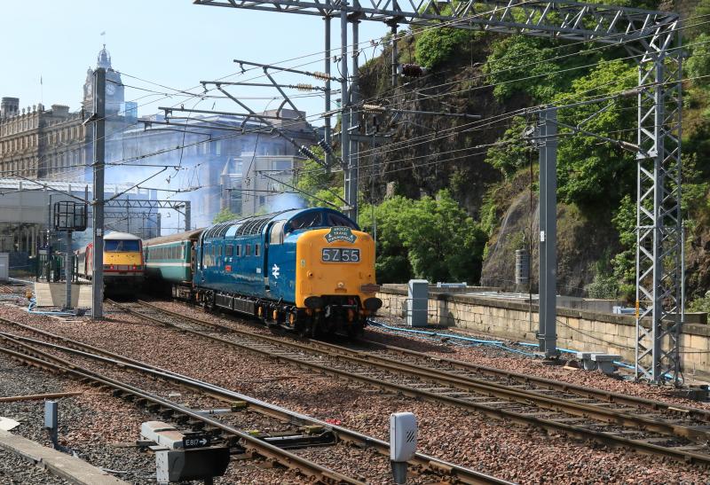 Photo of 55009 leaving Waverley