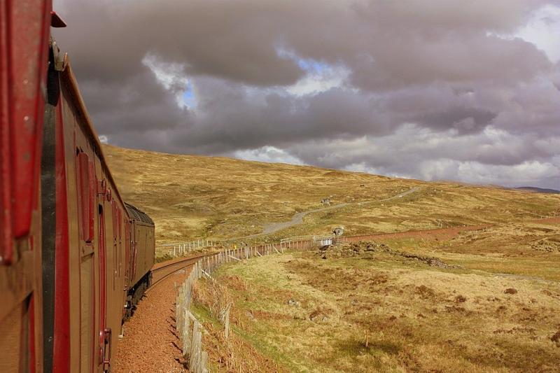 SRPS West Highlander Corrour Saturday 21st May 2016: WCR 47854 on the climb to Corrour on the return SRPS charter from Fort William to North Berwick Photo of SRPS West Highlander Corrour Saturday 21st May 2016