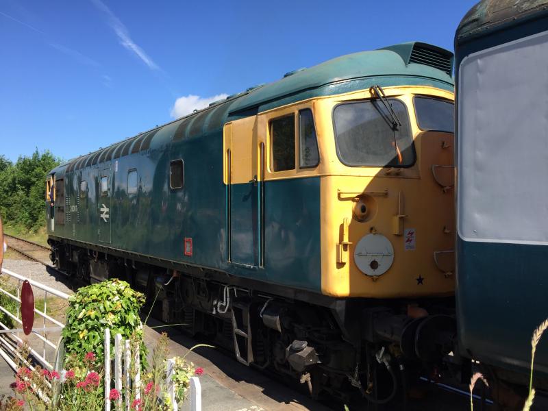 Wensleydale Class 26: 26007 departing Finghall Lane on the Wensleydale Railway Photo of Wensleydale Class 26