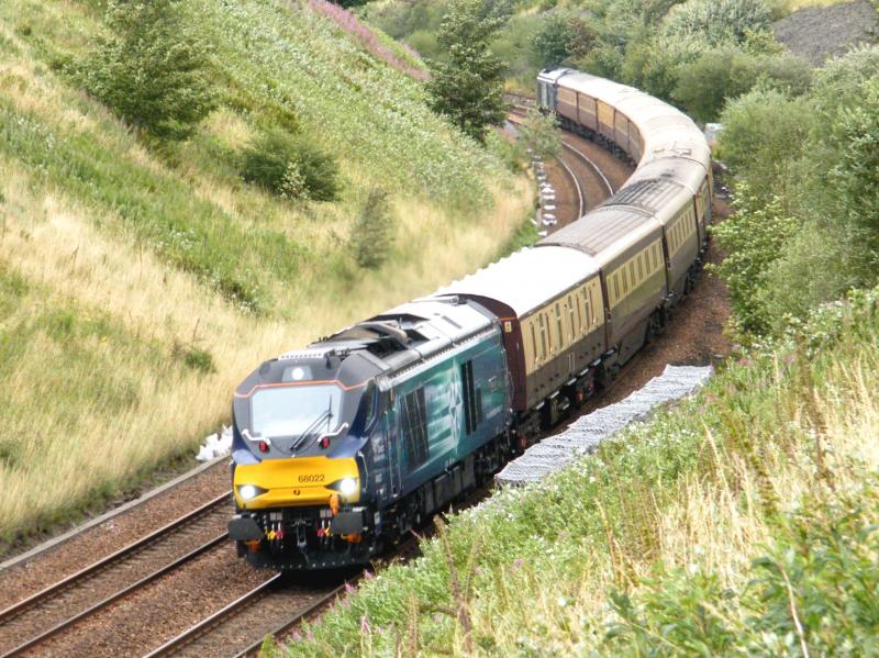 Photo of 68022 & 'Northern Belle' @ Gleneagles  -  07 August 2016