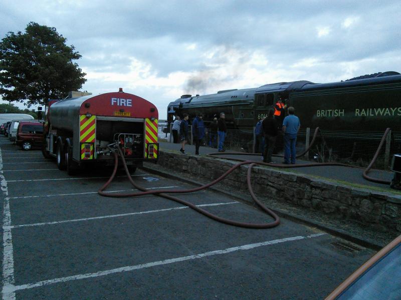 Tornado takes on water at Culross: Photo of Tornado takes on water at Culross