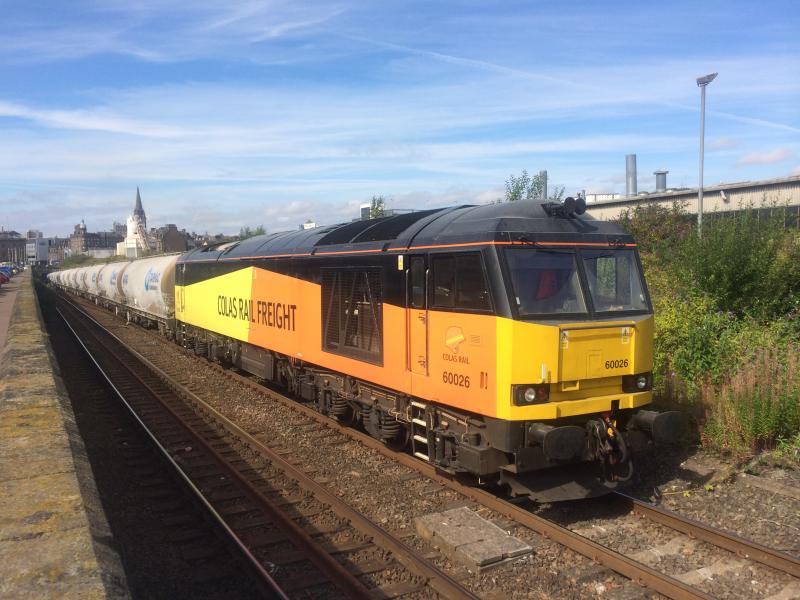 60026 6A65 150816 Dundee Camperdown Jn: Photo of 60026 6A65 150816 Dundee Camperdown Jn