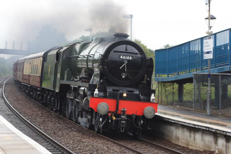 Icon of Steam: 46100 heading west through Dunfermline Queen Margaret. Photo of Icon of Steam