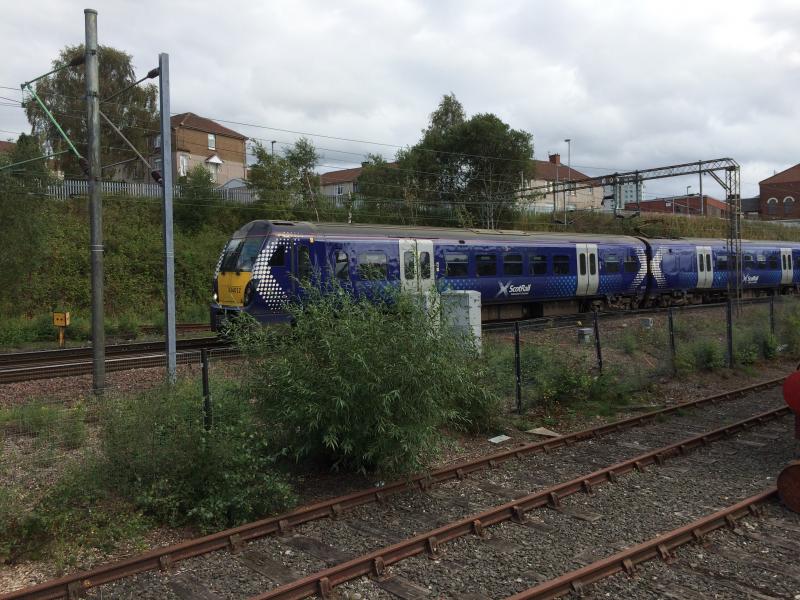 Photo of 334012 leaving Coatbridge Sunnyside