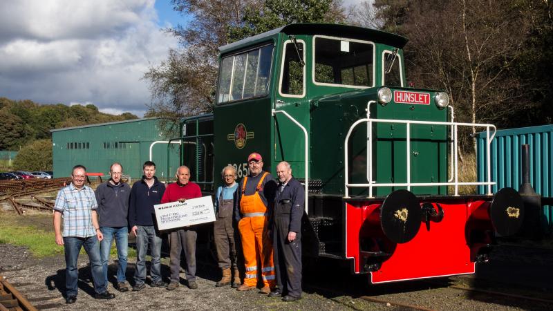 Photo of Shed 47 RRG cheque presentation