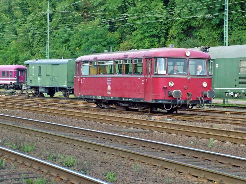 DB796651 at Linz: DB Railbus 796651 arrives at Linz with a service from Wetzlar Photo of DB796651 at Linz