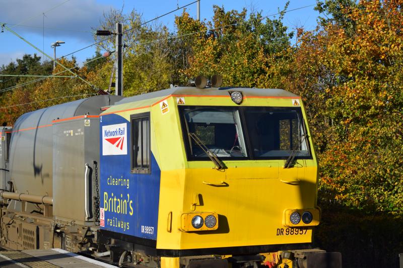 RHTT eastbound at Dumbarton East 1.11.16: RHTT 98957/98907 eastbound at Dumbarton East 1.11.16 Photo of RHTT eastbound at Dumbarton East 1.11.16