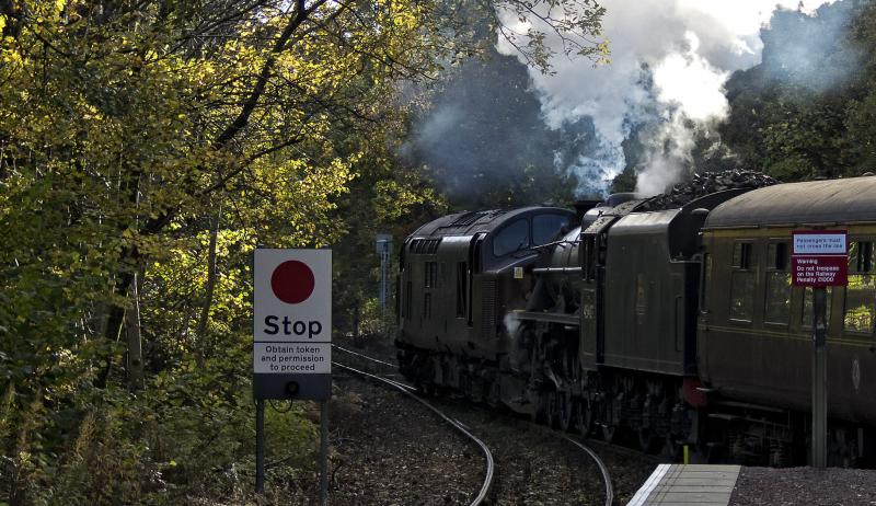 37518 AND 45407 LEAVE ARDLUI EN ROUTE TO CARNFORTH 1.11.16.jpg: Photo of 37518 AND 45407 LEAVE ARDLUI EN ROUTE TO CARNFORTH 1.11.16.jpg