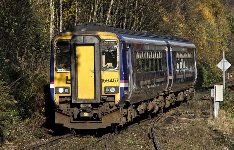 156457 ARRIVES AT ARDLUI 1.11.16.jpg: Photo of 156457 ARRIVES AT ARDLUI 1.11.16.jpg