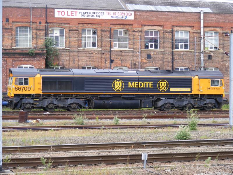 66709: 66709 At Doncaster Photo of 66709