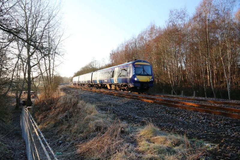 170457 to Inverness: Passing luncarty while waiting for 0Z37 Photo of 170457 to Inverness
