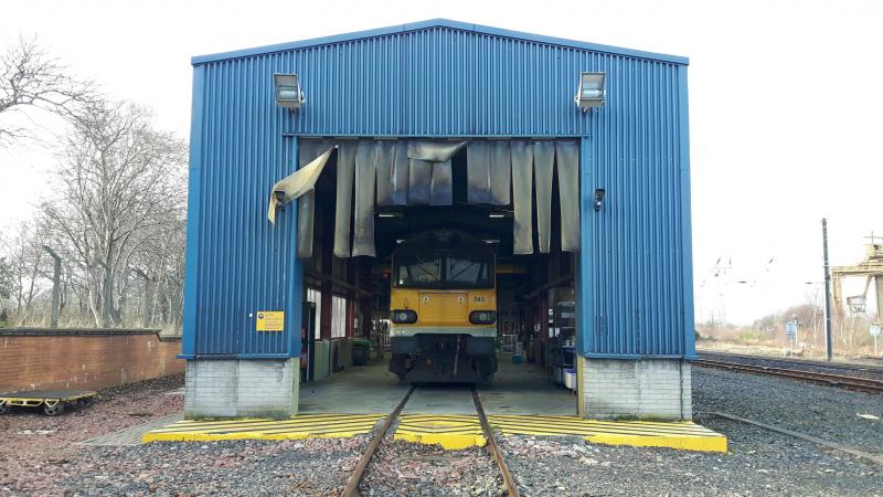 92043- Portobello : In for wheel turning at the Lathe on 25-01-17 Photo of 92043- Portobello