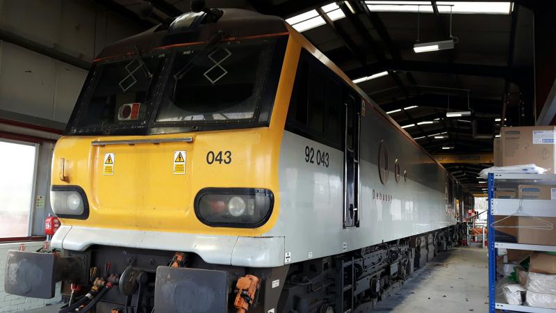 92043- Portobello : In for wheel turning at the Lathe on 25-01-17 Photo of 92043- Portobello