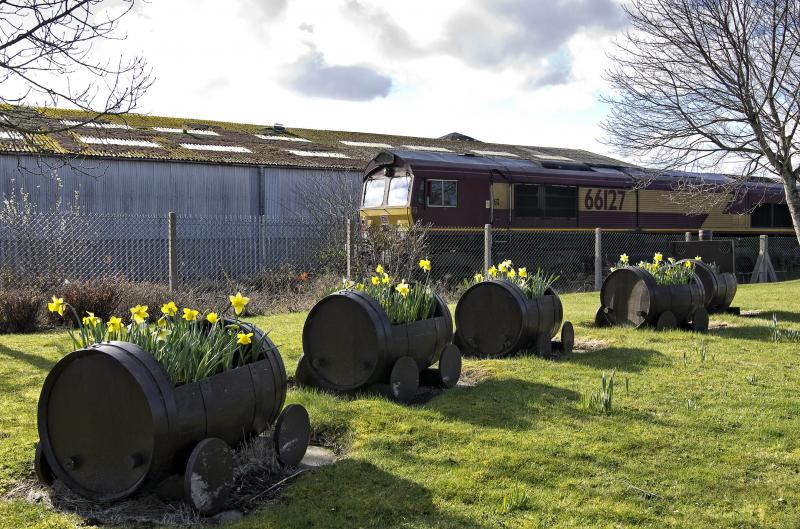 66127 GLEN LINE HEAD SHUNT ELGIN 23.3.17.jpg: Photo of 66127 GLEN LINE HEAD SHUNT ELGIN 23.3.17.jpg