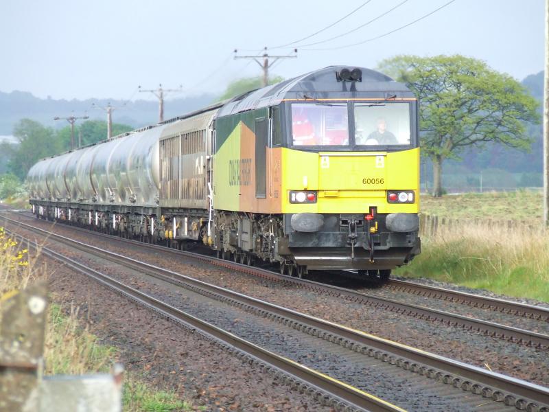 60056 on 6B32 22 May 2017: 60056 on 6B32 at Bow of Fife LC 22 May 2017 Photo of 60056 on 6B32 22 May 2017