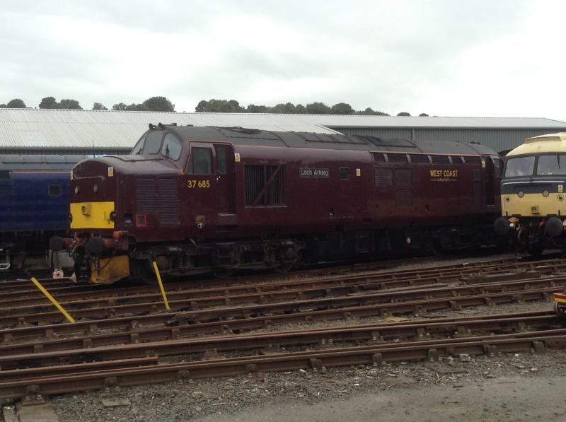 Class 37: Class 37 37865 Loch Arkaig at Bo'ness on Monday 21st August 2017 Photo of Class 37