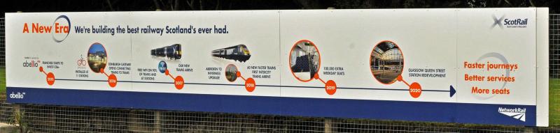 Sign On Croy Station Today: Rail Progression Sign On Croy Station Today 2017-08-24 Photo of Sign On Croy Station Today