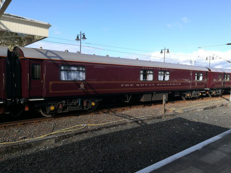Royal Scotsman State Car No 3: TOPS 99963, former Pullman car 331 'Topaz', at Wemyss Bay, 2 September 2017 Photo of Royal Scotsman State Car No 3