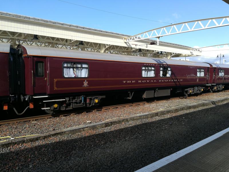 Royal Scotsman State Car No 2: TOPS 99962, former Pullman car 329 'Pearl', at Wemyss Bay, 2 September 2017 Photo of Royal Scotsman State Car No 2