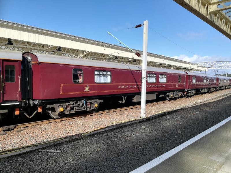 Royal Scotsman State Car No 1: TOPS 99961, former Pullman car 324 'Amber', at Wemyss Bay, 2 September 2017 Photo of Royal Scotsman State Car No 1