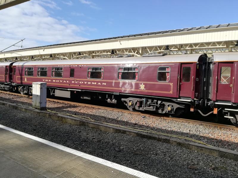 Royal Scotsman Dining Car No 1: TOPS 99967, former Pullman car 317 'Raven', at Wemyss Bay, 2 September 2017 Photo of Royal Scotsman Dining Car No 1