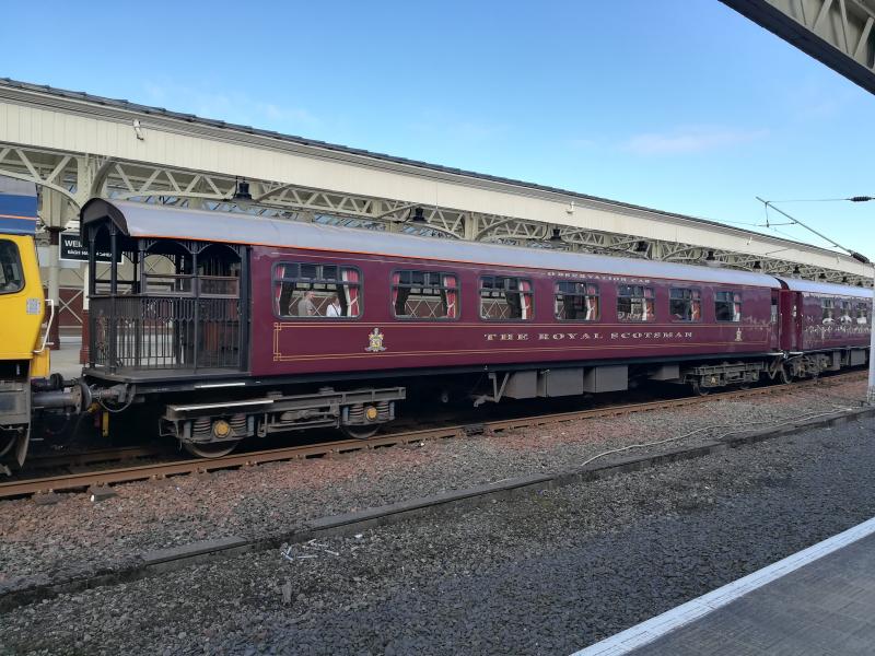 Royal Scotsman Observation Car: TOPS 99965, former Pullman car 319 'Snipe', at Wemyss Bay, 2 September 2017 Photo of Royal Scotsman Observation Car