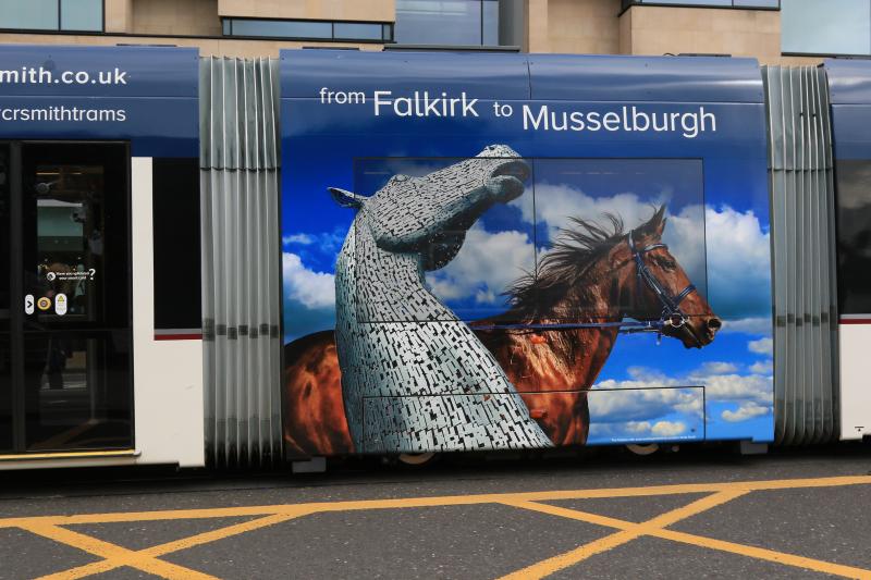 Tram Vinyl Falkirk to musselburgh: Each tram has one unique vinyl Photo of Tram Vinyl Falkirk to musselburgh