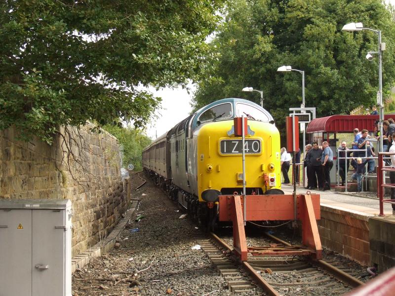 Royal Scots Grey at Paisley: 55022 at Paisley Canal during the SRPS Routes and Branches Tour on 24th August 2008 Photo of Royal Scots Grey at Paisley