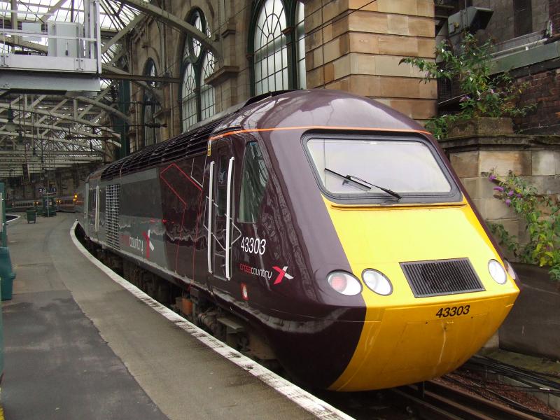 43303 at Glasgow Central: CrossCountry 43303 at Glasgow Central wiating to form the 0900 Penzance service on 21st August Photo of 43303 at Glasgow Central