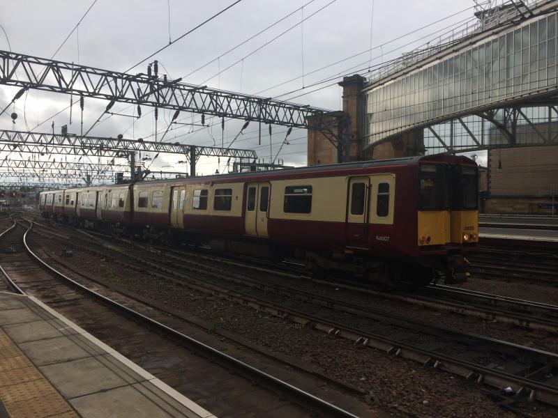 314213 at Glasgow Central: 314213 arrives at Glasgow Central on Monday 9th October 2017 while terminating the 2N07 12:58 from Neilston. Photo of 314213 at Glasgow Central