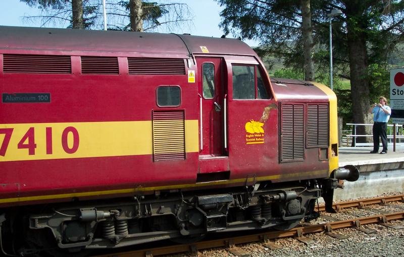 Photo of 37 410 at Strathcarron (double heading with 37 406) 9/6/2007
