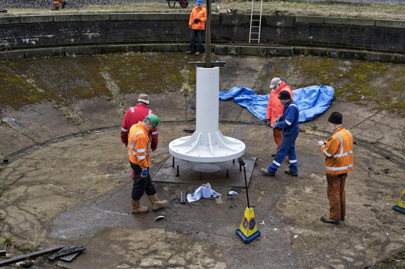 FERRYHILL TURNTABLE PHASE 1 INSTALLATION 8.2.18 (2).jpg: Photo of FERRYHILL TURNTABLE PHASE 1 INSTALLATION 8.2.18 (2).jpg