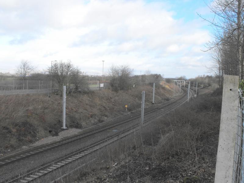 Photo of view looking towards Carmuirs West Jct