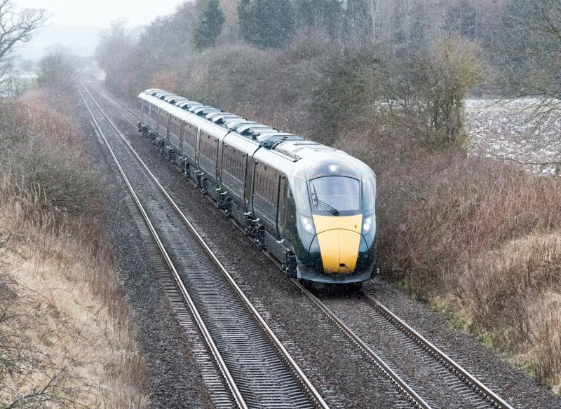 800303: 800303 passes Forgandenny on the way to Inverness. Photo of 800303