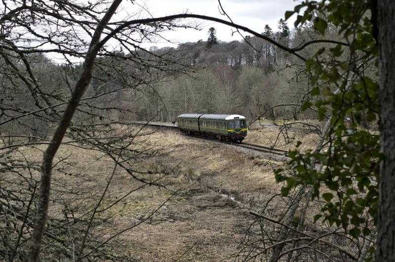 16.00 SERVICE FROM DUFFTOWN APPROACHING DRUMMUIR 31.3.18 (2).jpg: Photo of 16.00 SERVICE FROM DUFFTOWN APPROACHING DRUMMUIR 31.3.18 (2).jpg