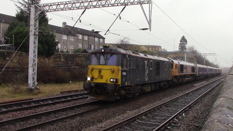 Photo of 73968 and 66736 at Coatbridge Central 2017